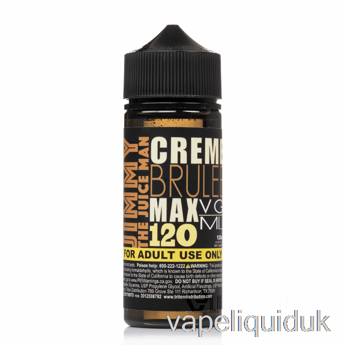 Creme Brulee - Jimmy The Juiceman - 120mL 3mg Vape Liquid